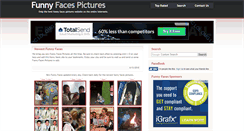 Desktop Screenshot of funnyfacespictures.net